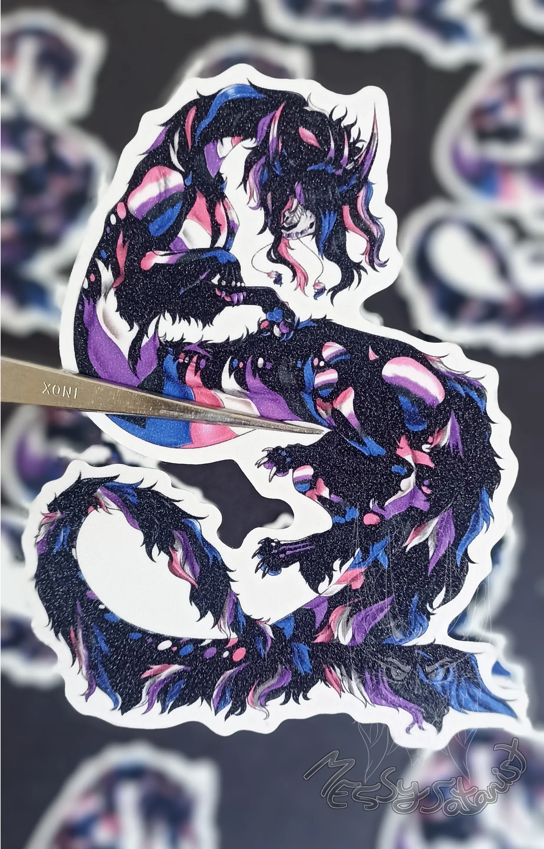 Toshiro Genero Fluido Sticker