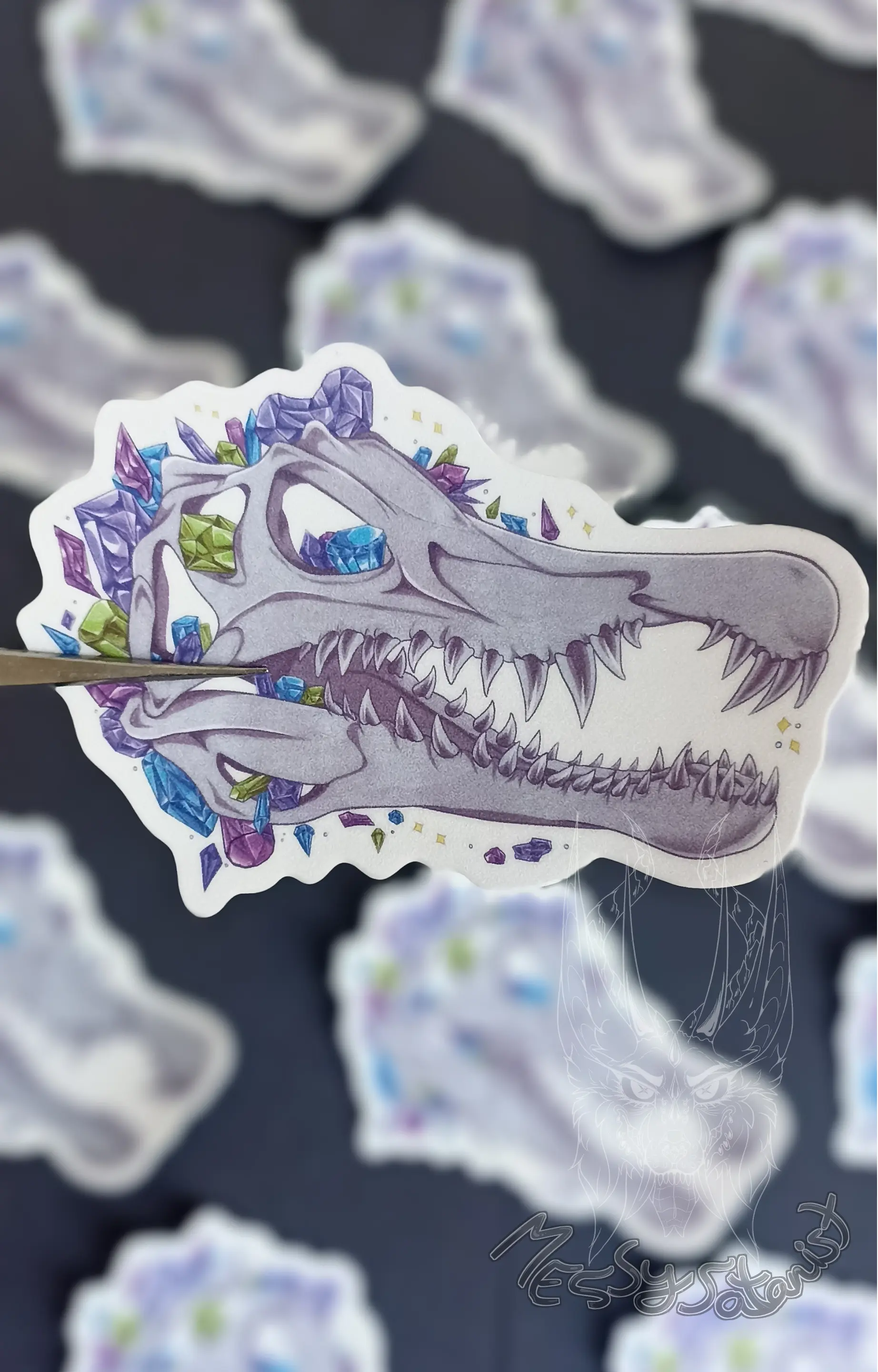 [20000000203] Spinosaurio Craneo Sticker