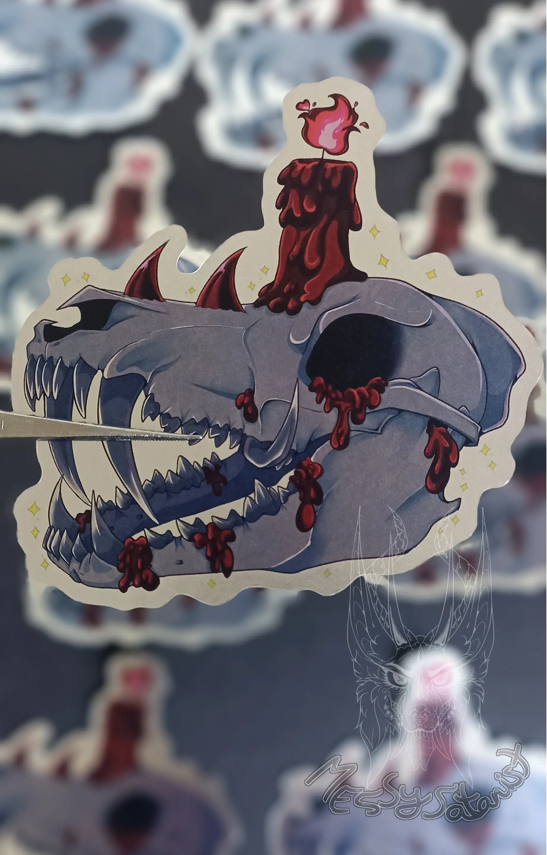 [20000000161] Asmodeus Craneo Sticker