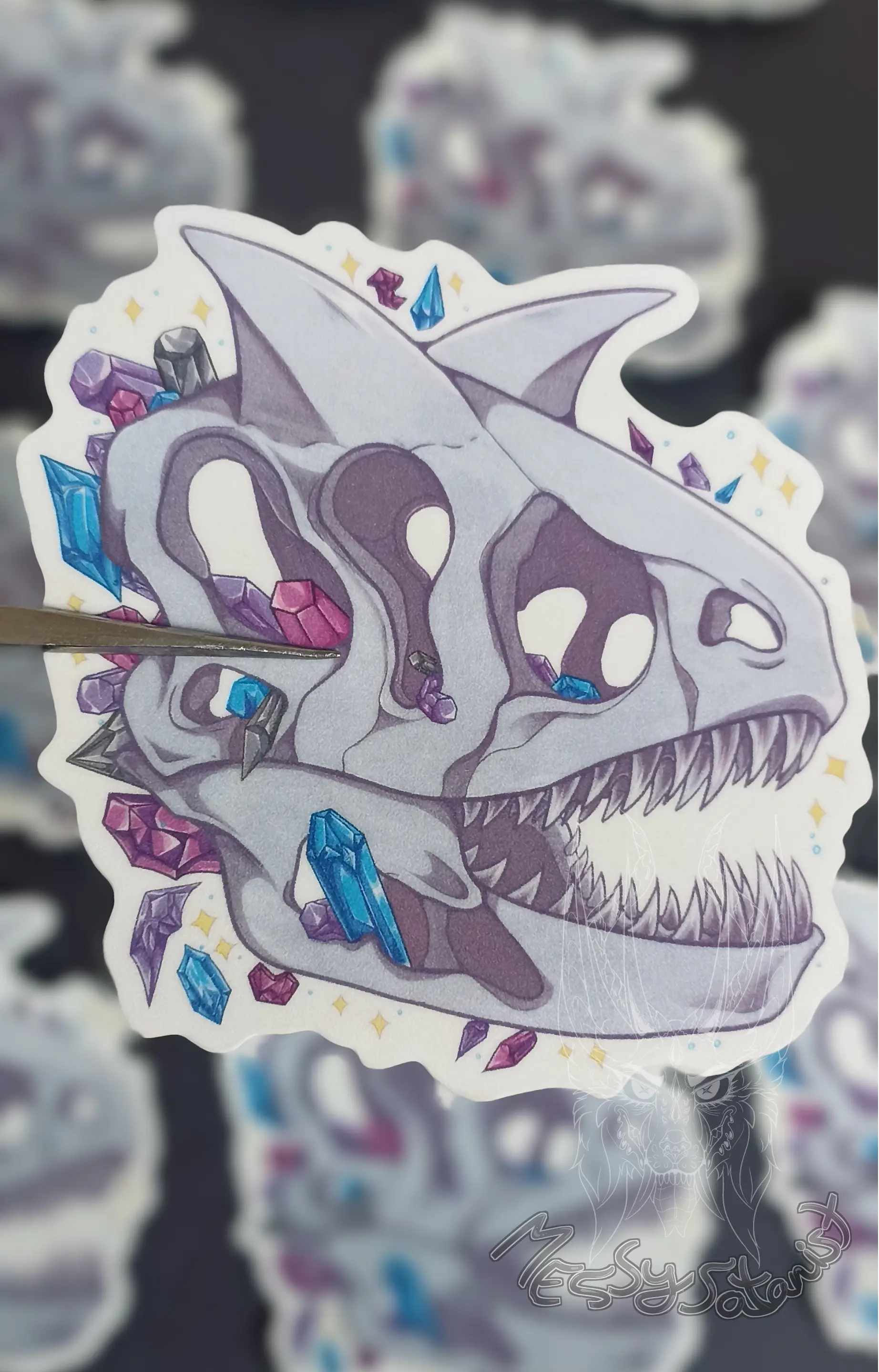 [20000000195] Craneo Carnotauro Sticker